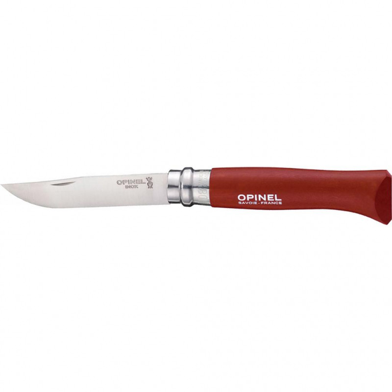 

Ніж Opinel №8 нерж-сталь класичний в блістері Червоний (1013-204.65.96)