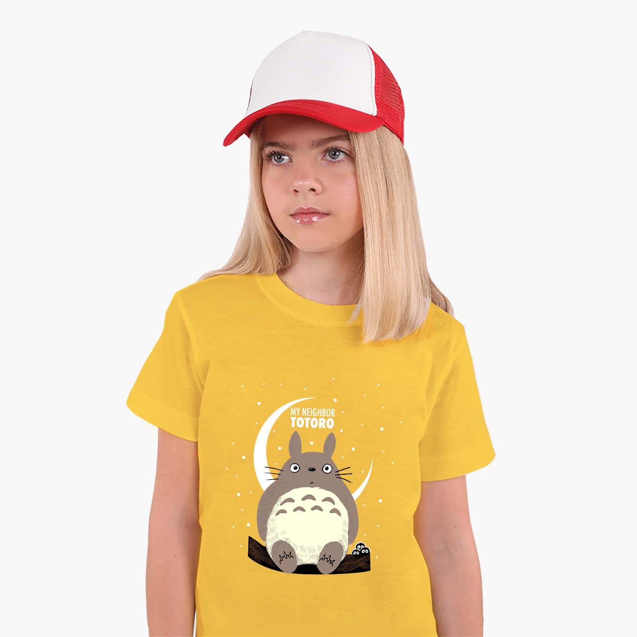 

Детская футболка Мой сосед Тоторо (My Neighbor Totoro) (25186-2657) 104-110 см Хлопок Желтый