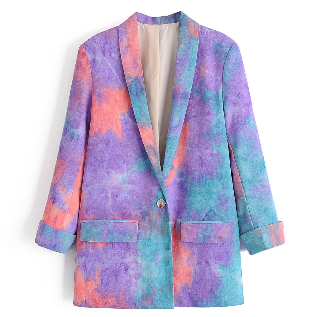 

Блейзер женский в стиле tie dye Violet Berni Fashion (M) Фиолетовый
