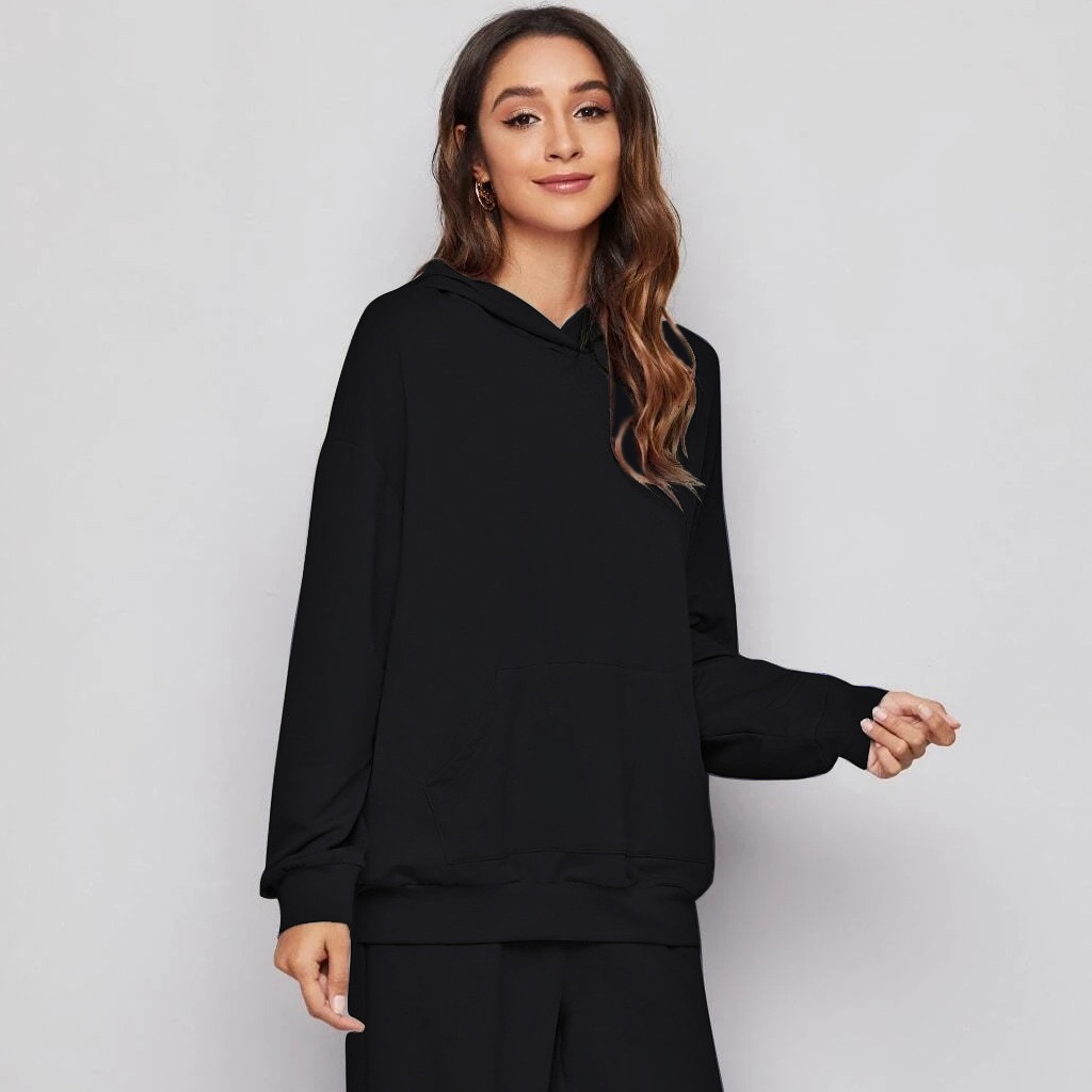 

Худи женское утепленное Tint black Berni Fashion (M) Черный