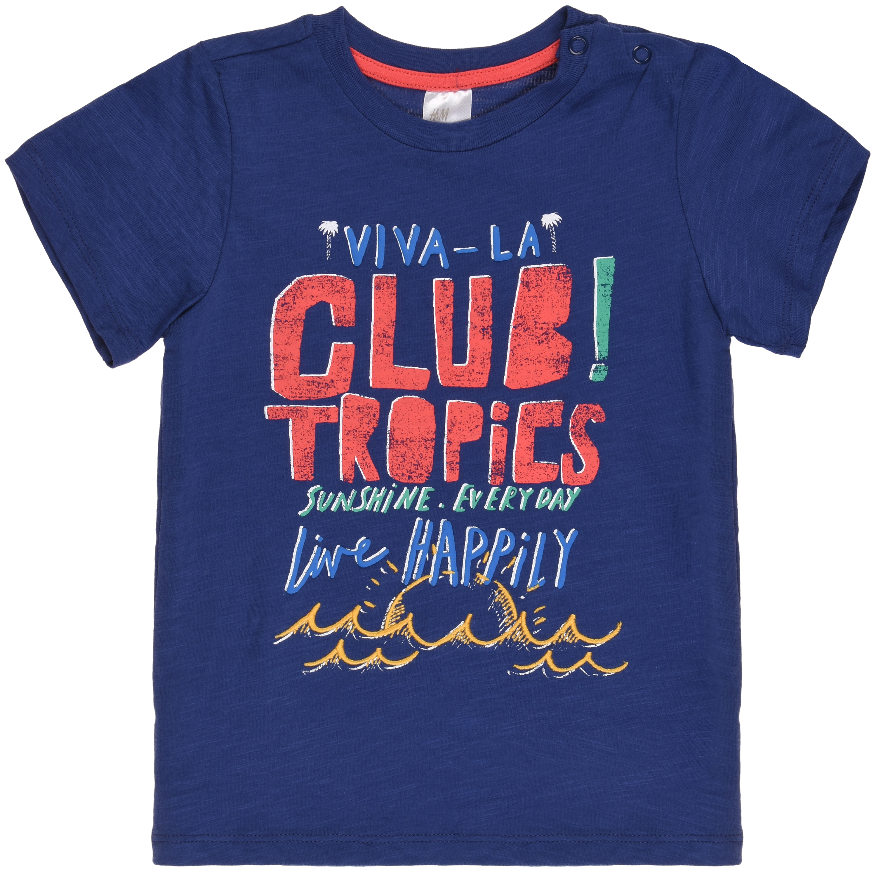 

Футболка H&M 7Z4953275 74 см Синяя