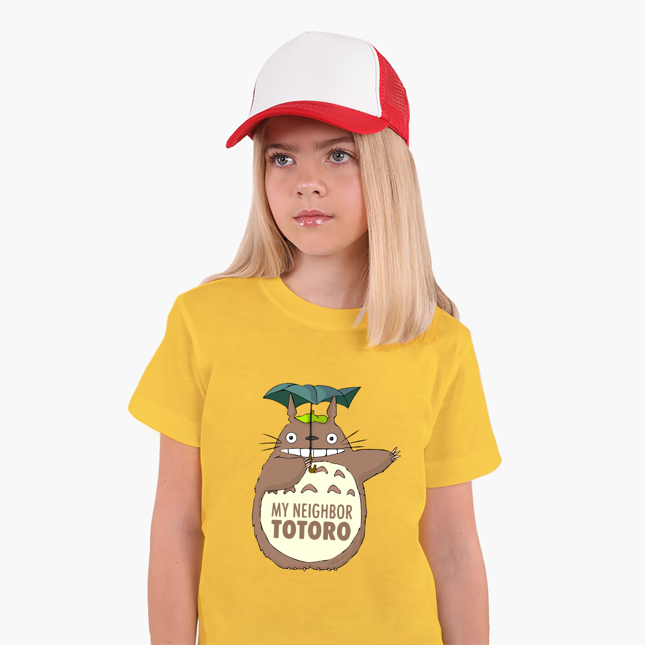 

Детская футболка Мой сосед Тоторо (My Neighbor Totoro) (25186-2656) 104-110 см Хлопок Желтый