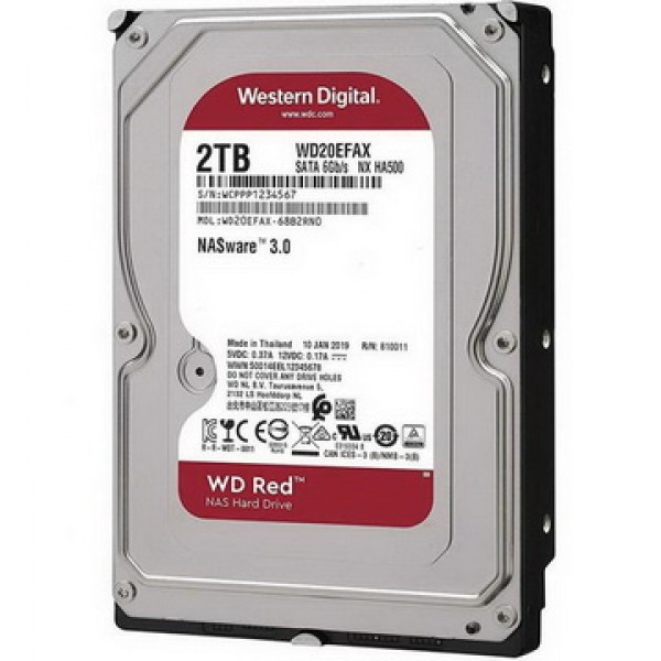 

HDD SATA 2.0TB WD Red NAS 5400rpm 256MB (WD20EFAX)