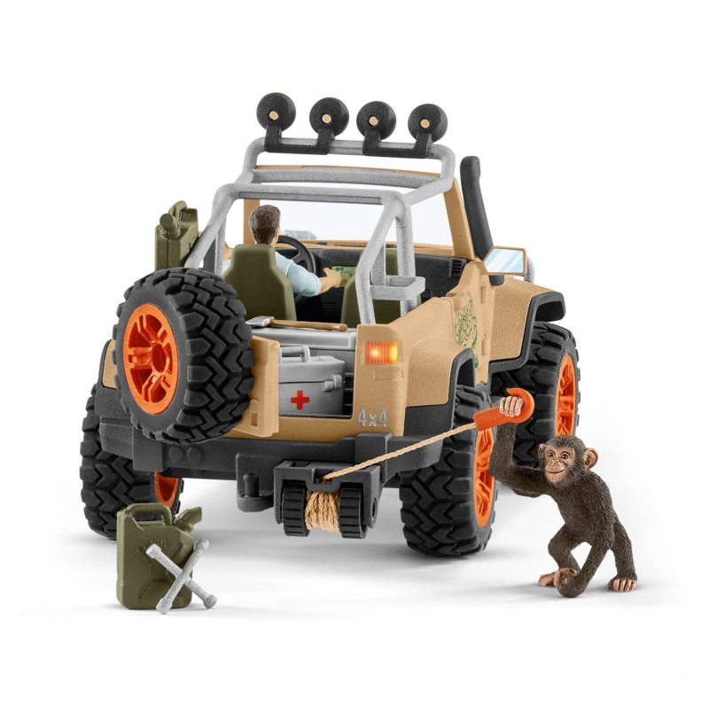 

Игровой набор Schleich Джип с тросовой лебедкой (42410)