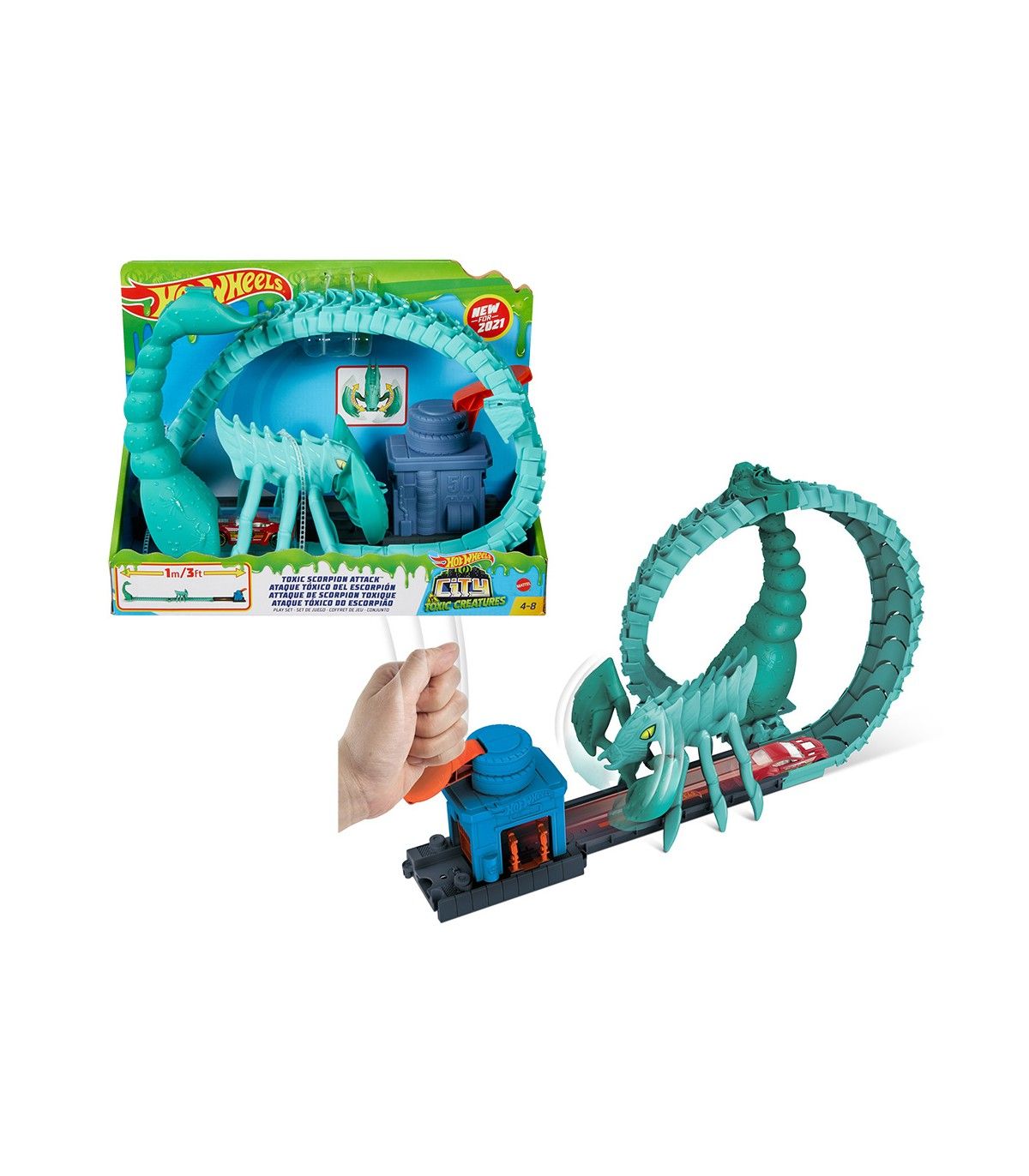 

Ігровий набір "Напад розлюченого скорпіона" Hot Wheels GTT67 (887961920635)