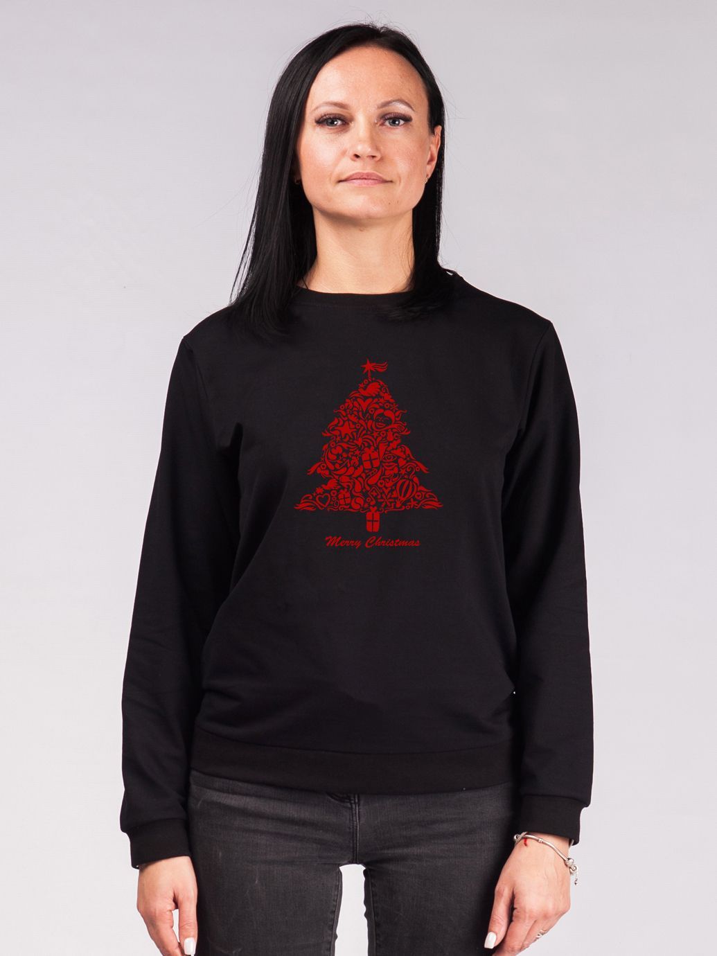 

Свитшот Malta Ж458-13-РЧ Christmas Tree ХL (48) Черный