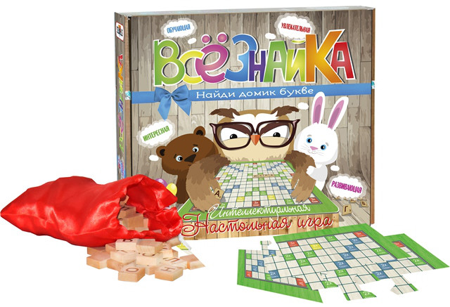 

Игра "Всезнайка" (рус.) в кор. 33*28,5*5,5см /5/ Стратег (801)