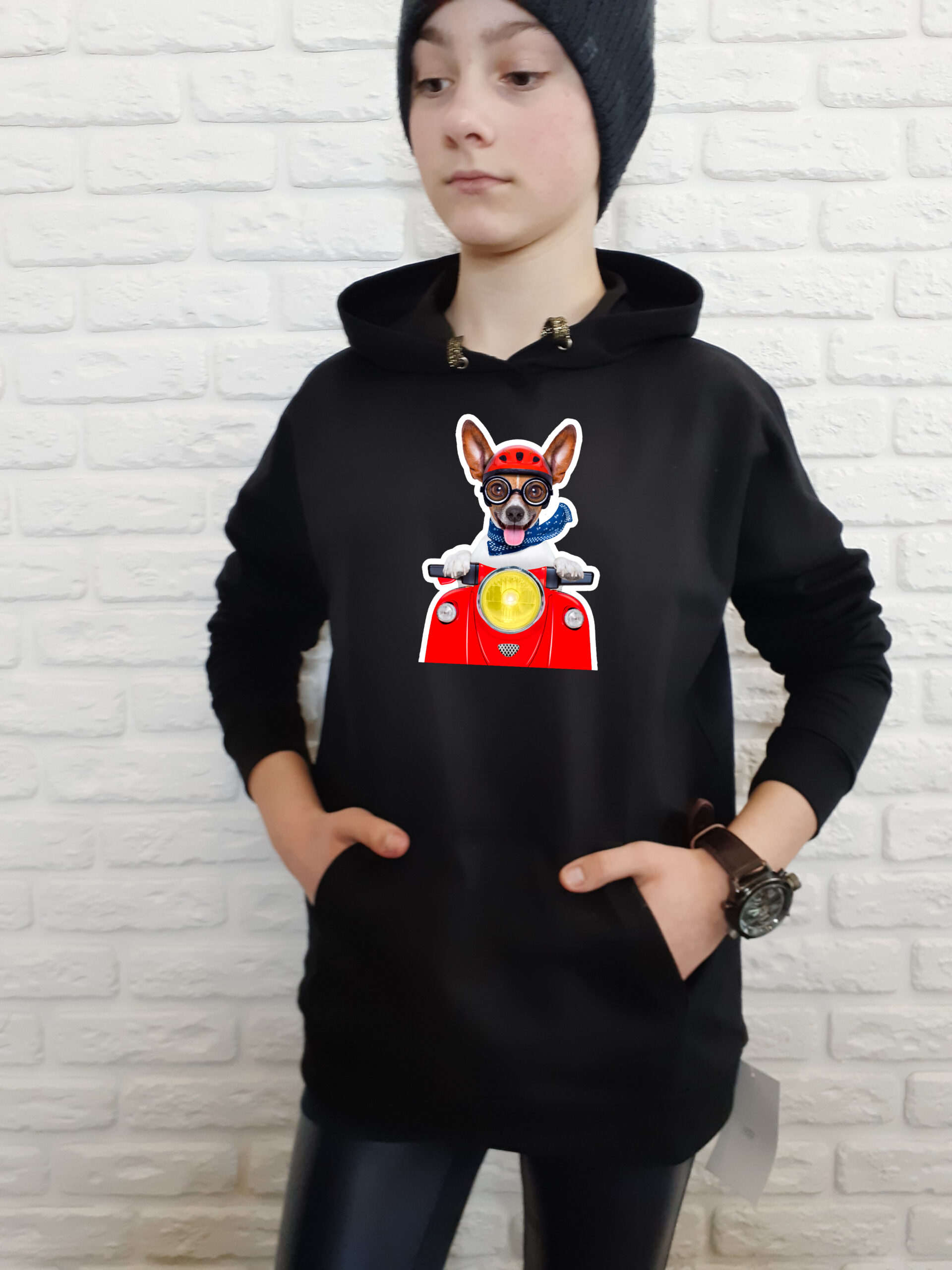 

Худи для девочек ArtSvet Черная 164 см HUDART8SER