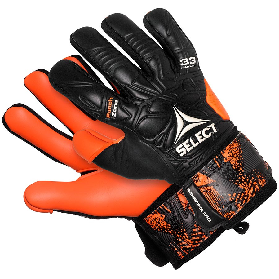 

Вратарские перчатки Select 33 Allround черн/оранж 8.5