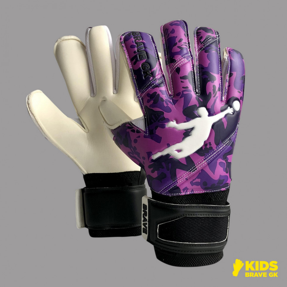 

Перчатки вратарские Brave GK Reflex Camo 210410 purple 6