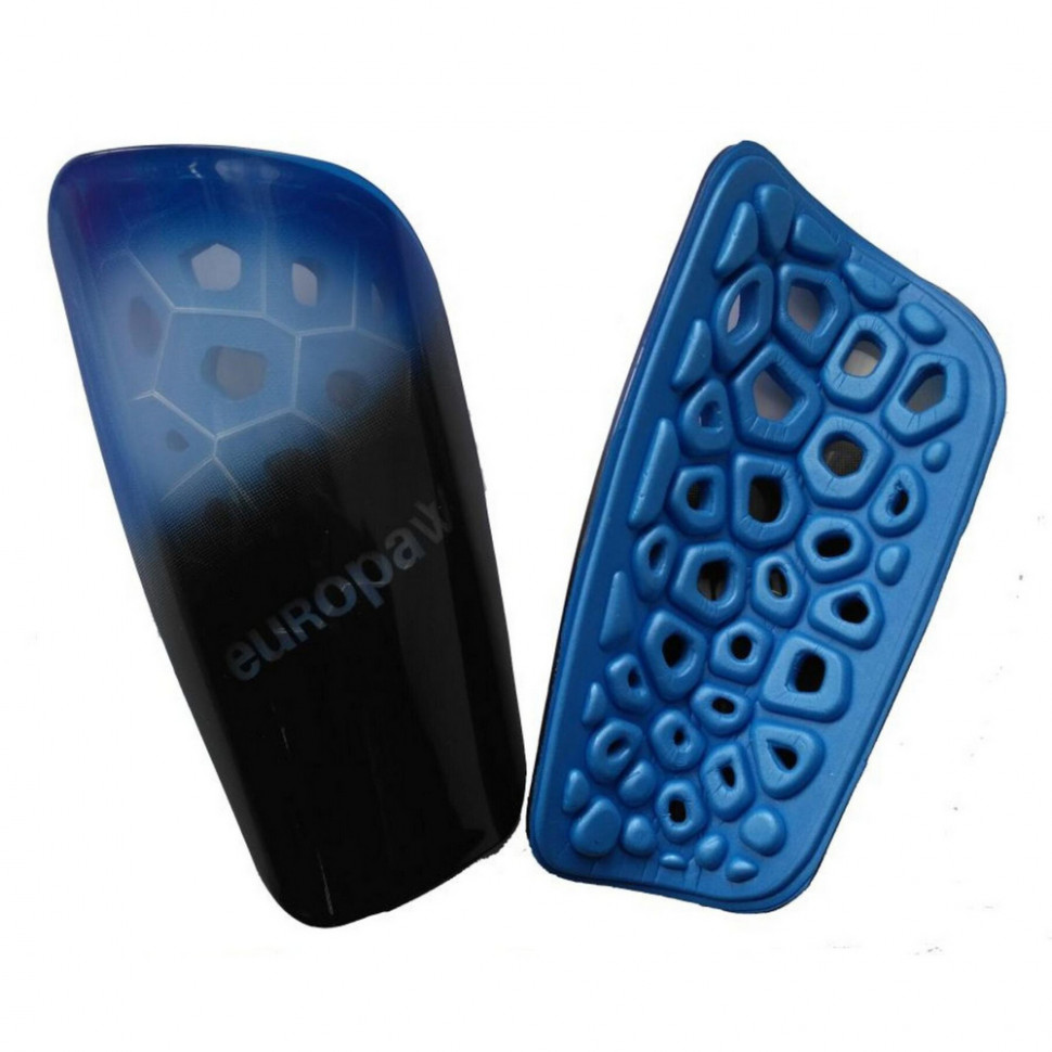 

Щитки футбольные Europaw Light чёрно-голубые 5242-18883