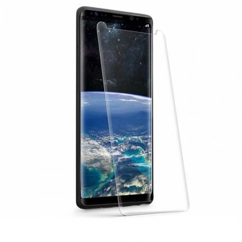 

Противоударное Защитное стекло 3D Mocolo NEW с УФ лампой для Samsung Galaxy S9 Plus Прозрачный Олеофобное