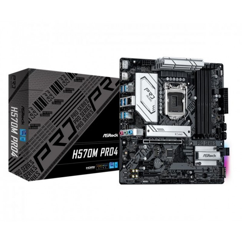 

Материнская плата ASRock H570M Pro4 Socket 1200