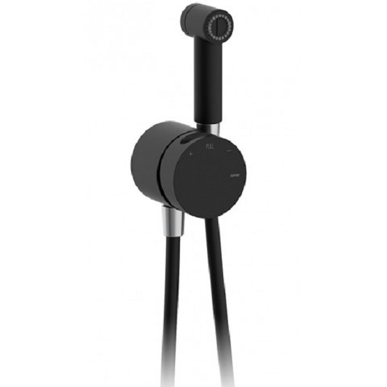 

Внешняя часть для гигиенического душа GRB Incool Black (90107002), черный матовый