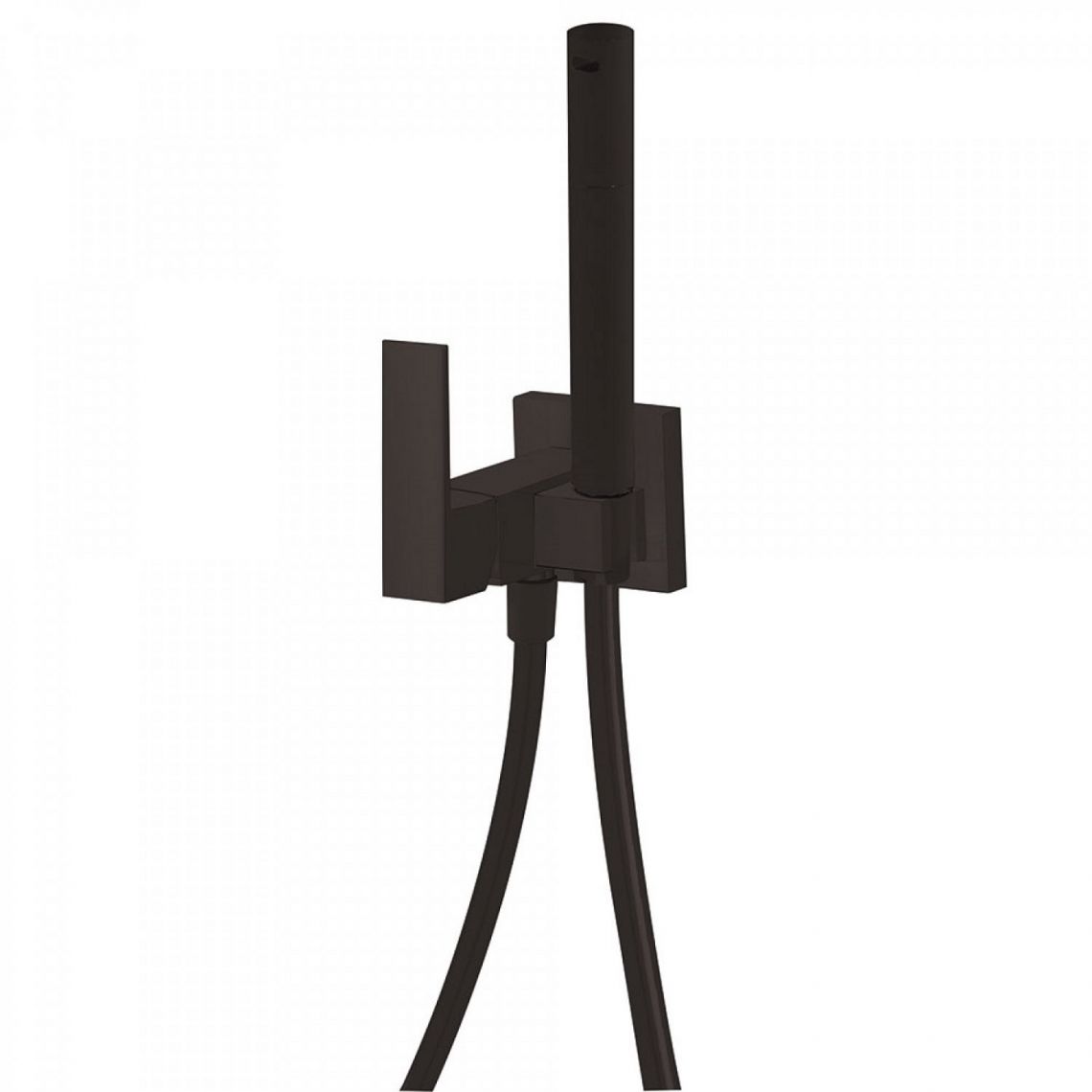 

Смеситель с гигиеническим душем Tres Cuadro-Tres (006.123.01.NM), черный матовый