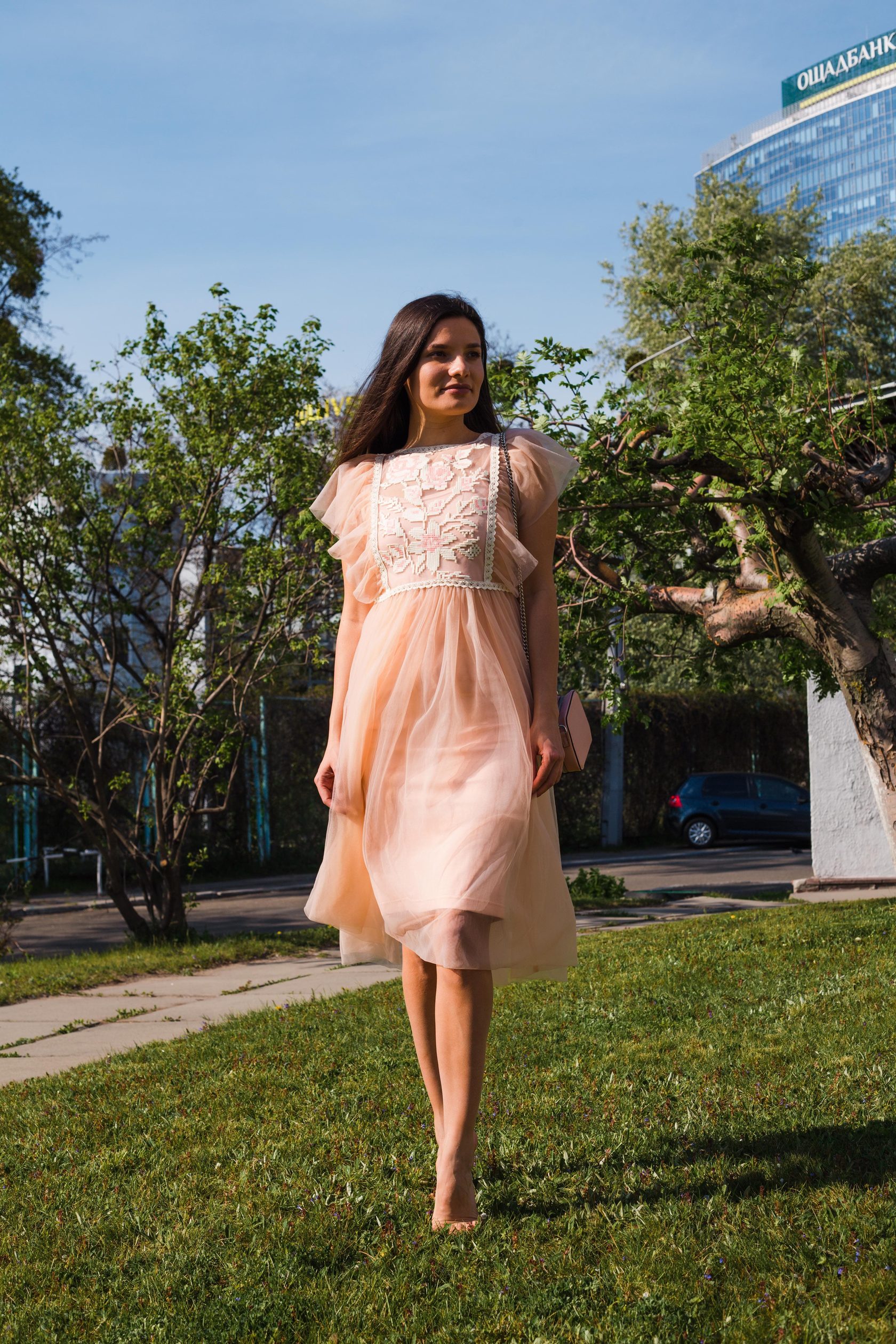 

Сукня UkrLook фатінова з вишивкою "Ніжність"  Рожева, Сукня UkrLook фатінова з вишивкою "Ніжність" L Рожева