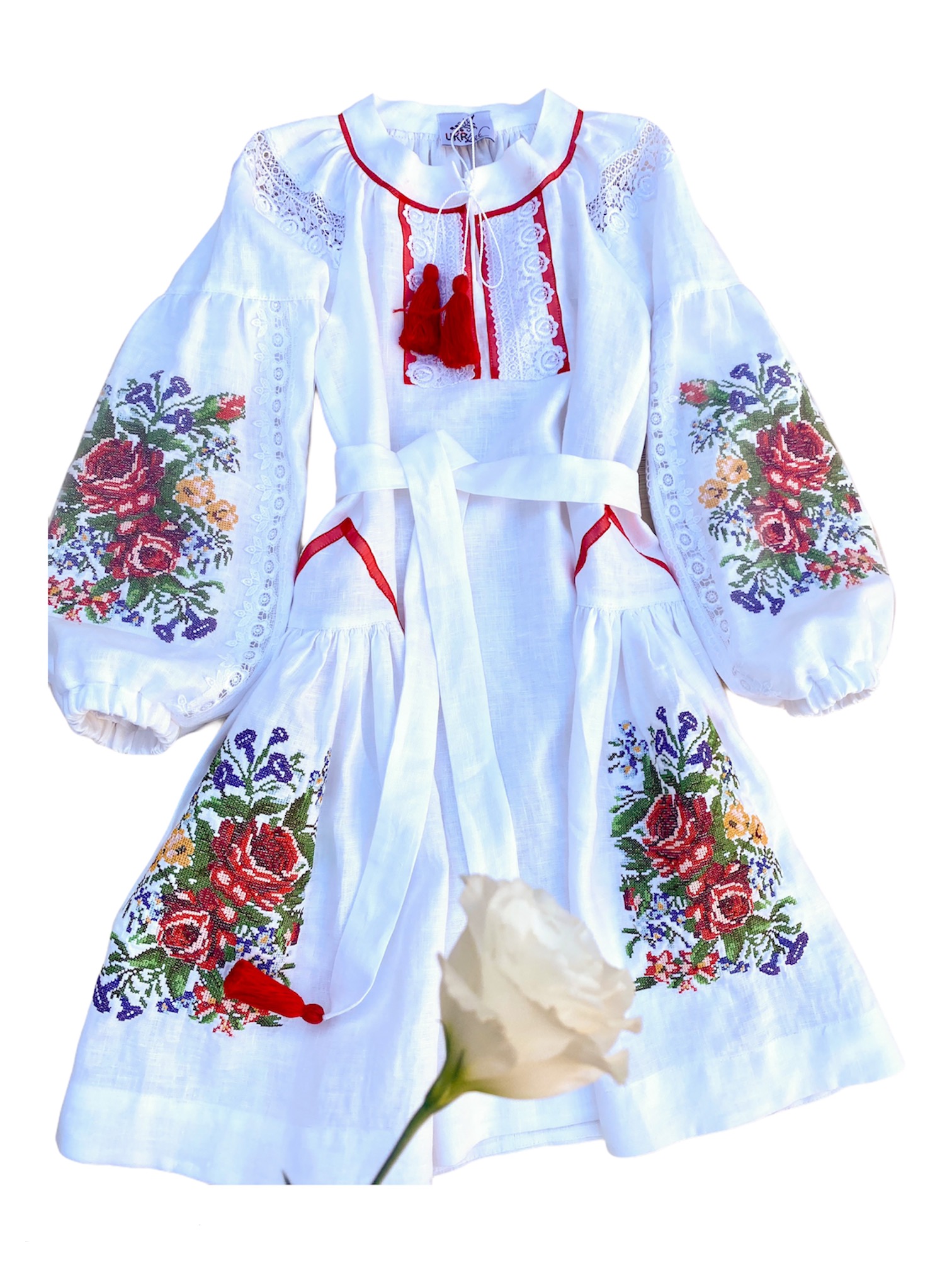 

Дитяча вишиванка UkrLook "Повітряна хмаринка" L Блакитна(1009000271)