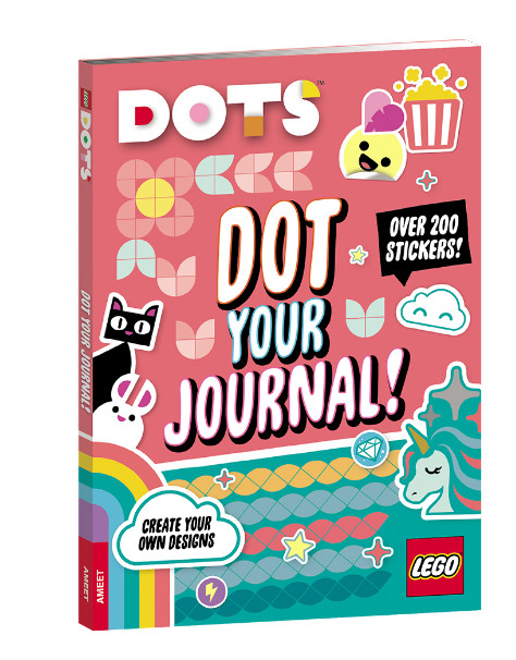

Книга с наклейками LEGO `Dots. Дотс-журнал!` (18392355)