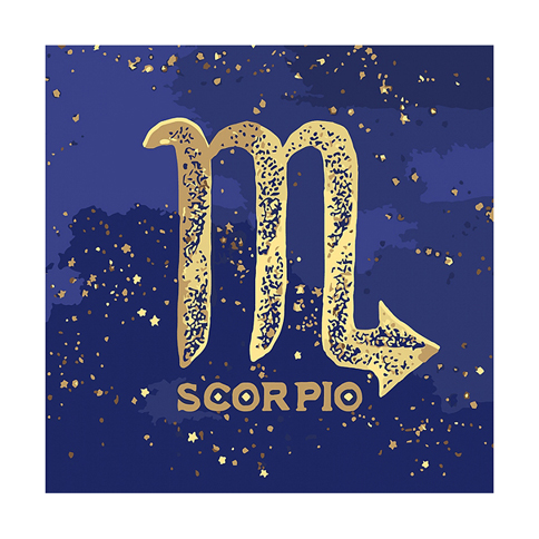 

Картина по номерам Краска "металлик" Знак Зодиака "Скорпион" 50 * 50см Идейка КН9513