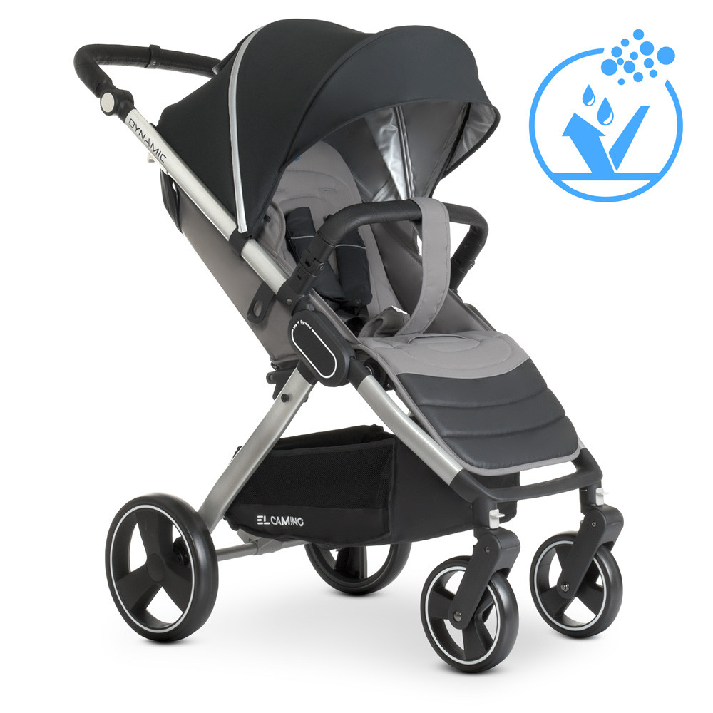 

Коляска детская ME 1053 DYNAMIC v.2 Onyx EL CAMINO