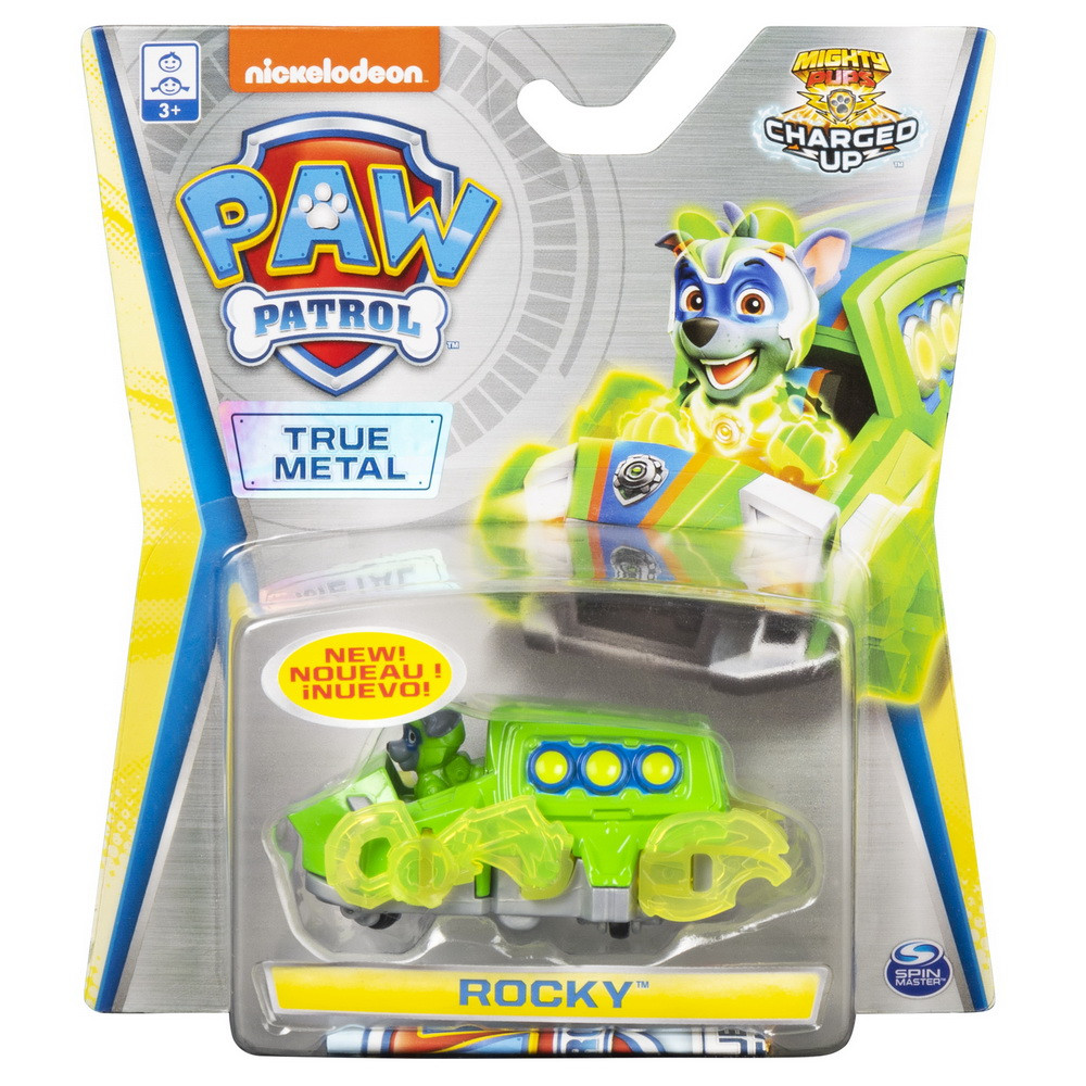 

Spin Master Щенячий патруль: Рокки с автомобилем Die Cast серия Мегащенки