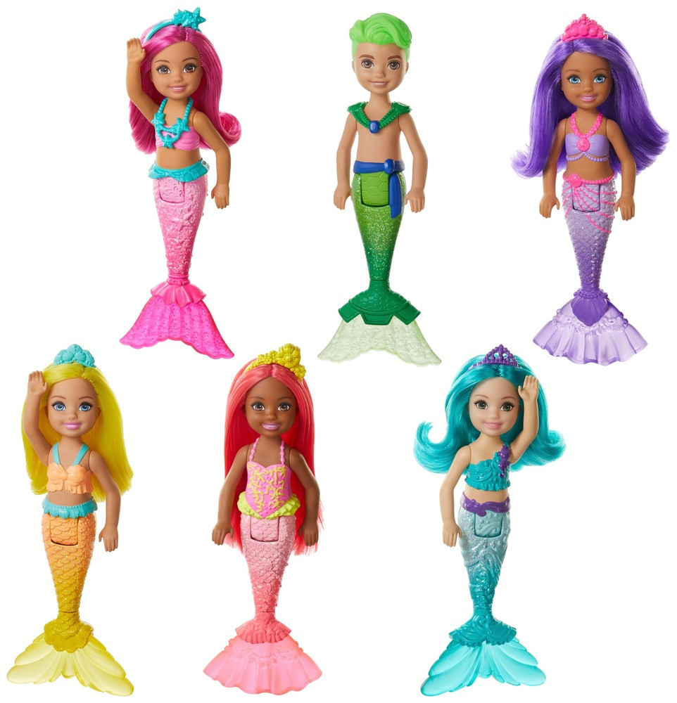 

Оригинальная кукла-русалочка Barbie (Барби) Челси и друзья