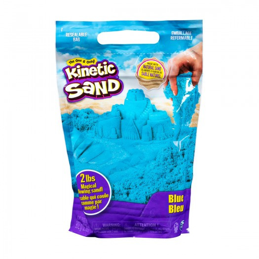 

Кинетический песок для детского творчества Kinetic Sand COLOUR синий 907 г