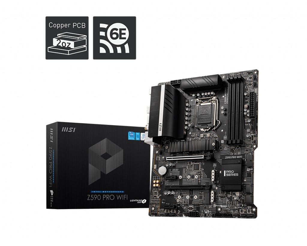 

Материнская плата MSI Z590 Pro WiFi Socket 1200
