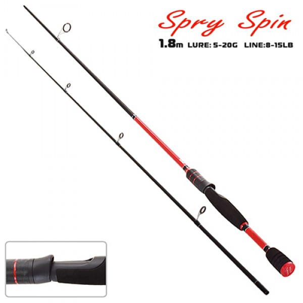

Спиннинг штекерный лайт Sams Fish "Spry spin" 1.8м 5-20г 2к SF23949