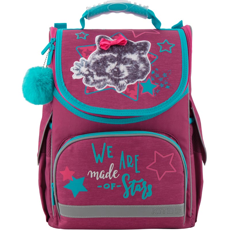 

Рюкзак шкільний каркасний Kite Education 501-3 Fluffy racoon