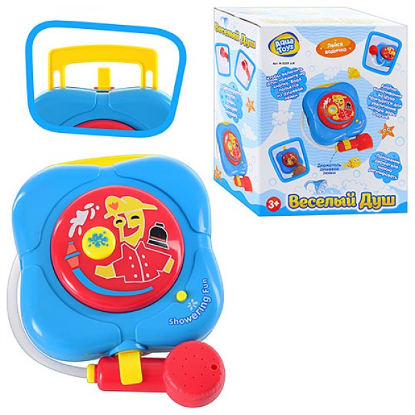 

Игра M 2229 U/R (20шт) для купания, Веселый душ, на бат-ке, в кор-ке, 25,5-20,5-12см
