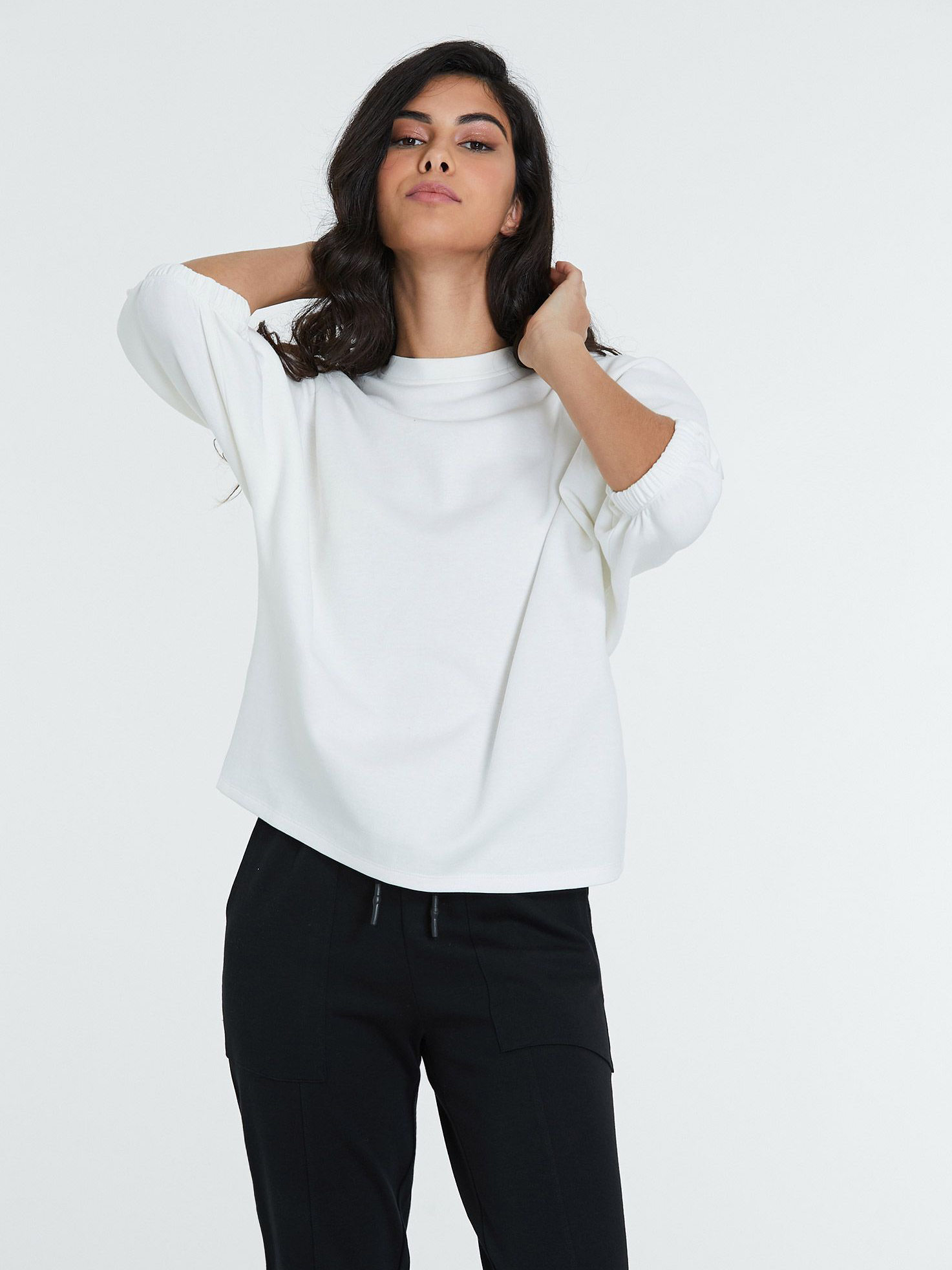 

Свитшот Piazza Italia 39352-618 L-XL Milk