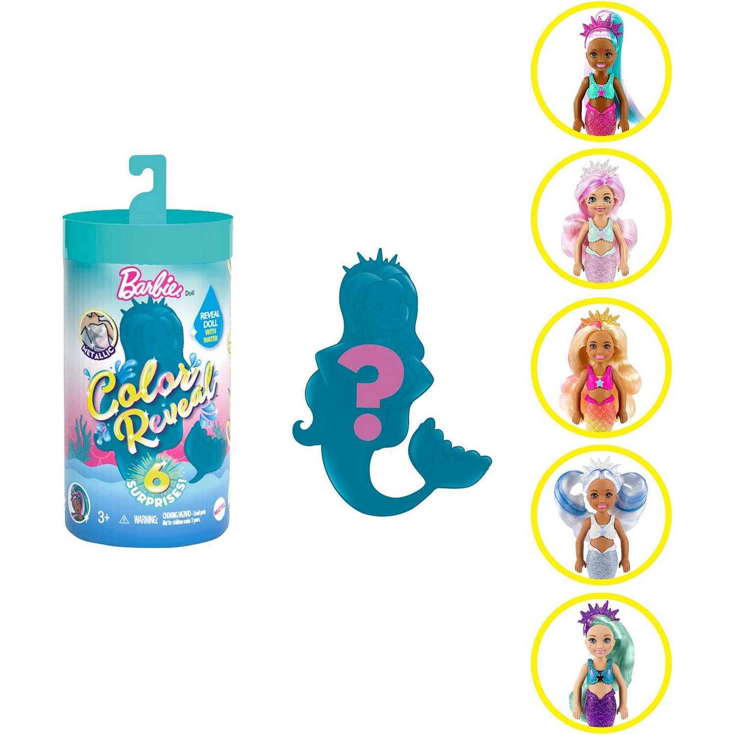 

Лялька Челсі та друзі Кольорове перевтілення Barbie GTP53