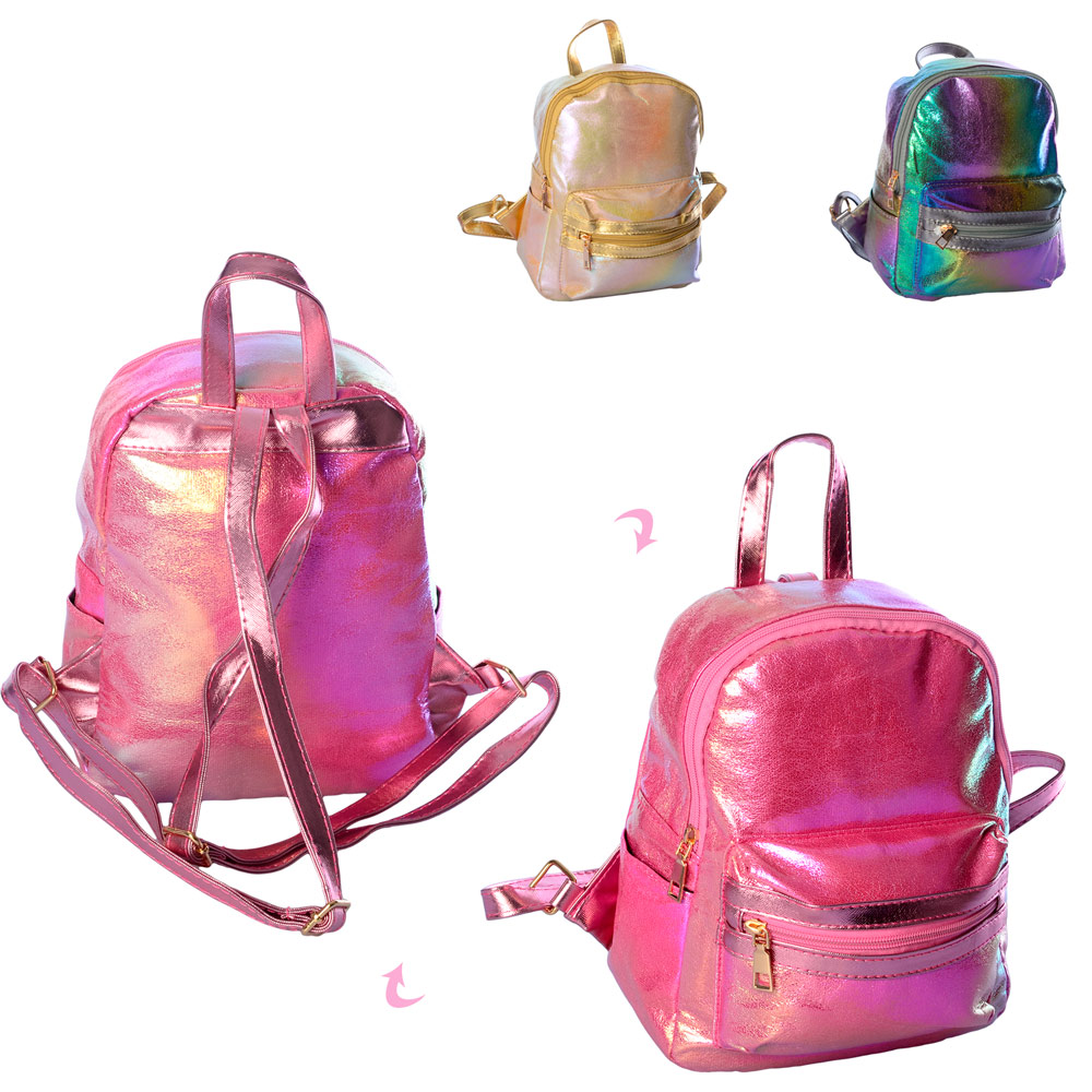 

Рюкзак 805 (50шт) 25-21-10см, 1отд, застежка-молния,2наруж/3внутр.карман, 3цв, в кульке