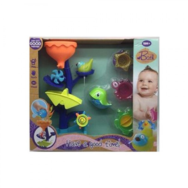 

Игрушка TL954 (16шт) для купания, водопад, кит, птичка-брызгалка,формочки,в кор-ке,39,5-34-12см