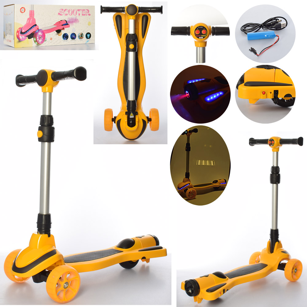 

Самокат Scooter JR 3-060-26-Y MAXI желтый