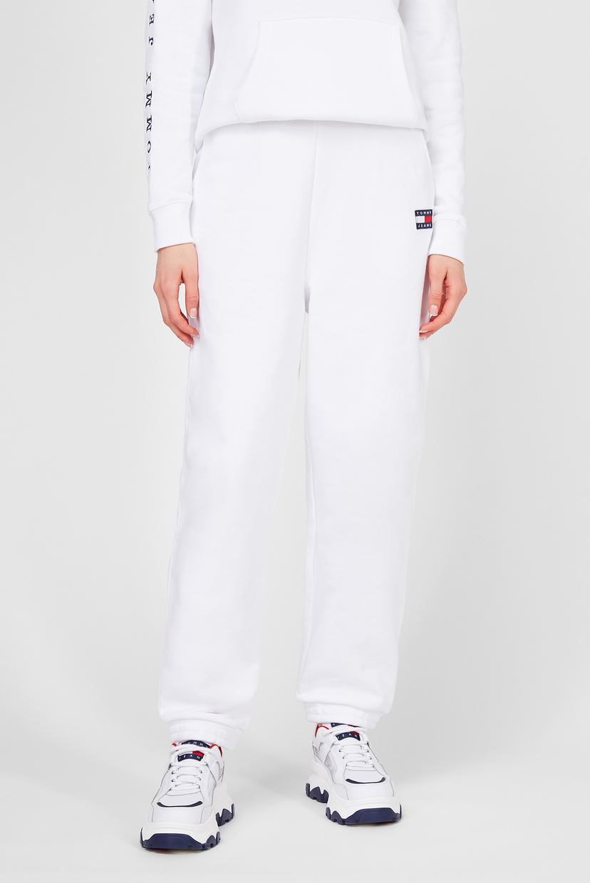 

Женские белые спортивные брюки TJW RELAXED HRS BADGE Tommy Hilfiger M DW0DW09740