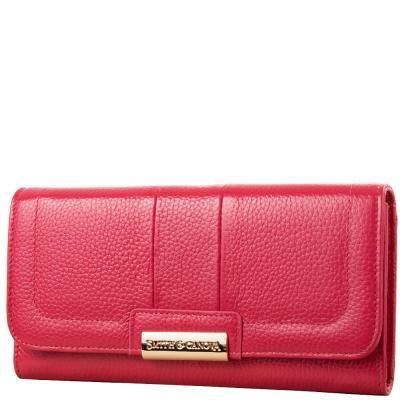

Кошелек женский кожаный SMITH&CANOVA FUL-28536-fuchsia