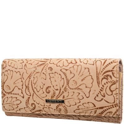 

Кошелек женский кожаный LORENTI DNKL72401-KCR-gold