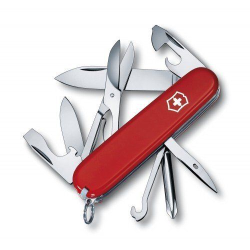 

Нож складной карманный багатофункціональний Victorinox Super Tinker червоний