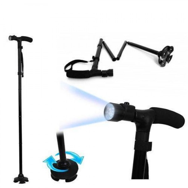 

Телескопическая трость с подсветкой Trusty Cane