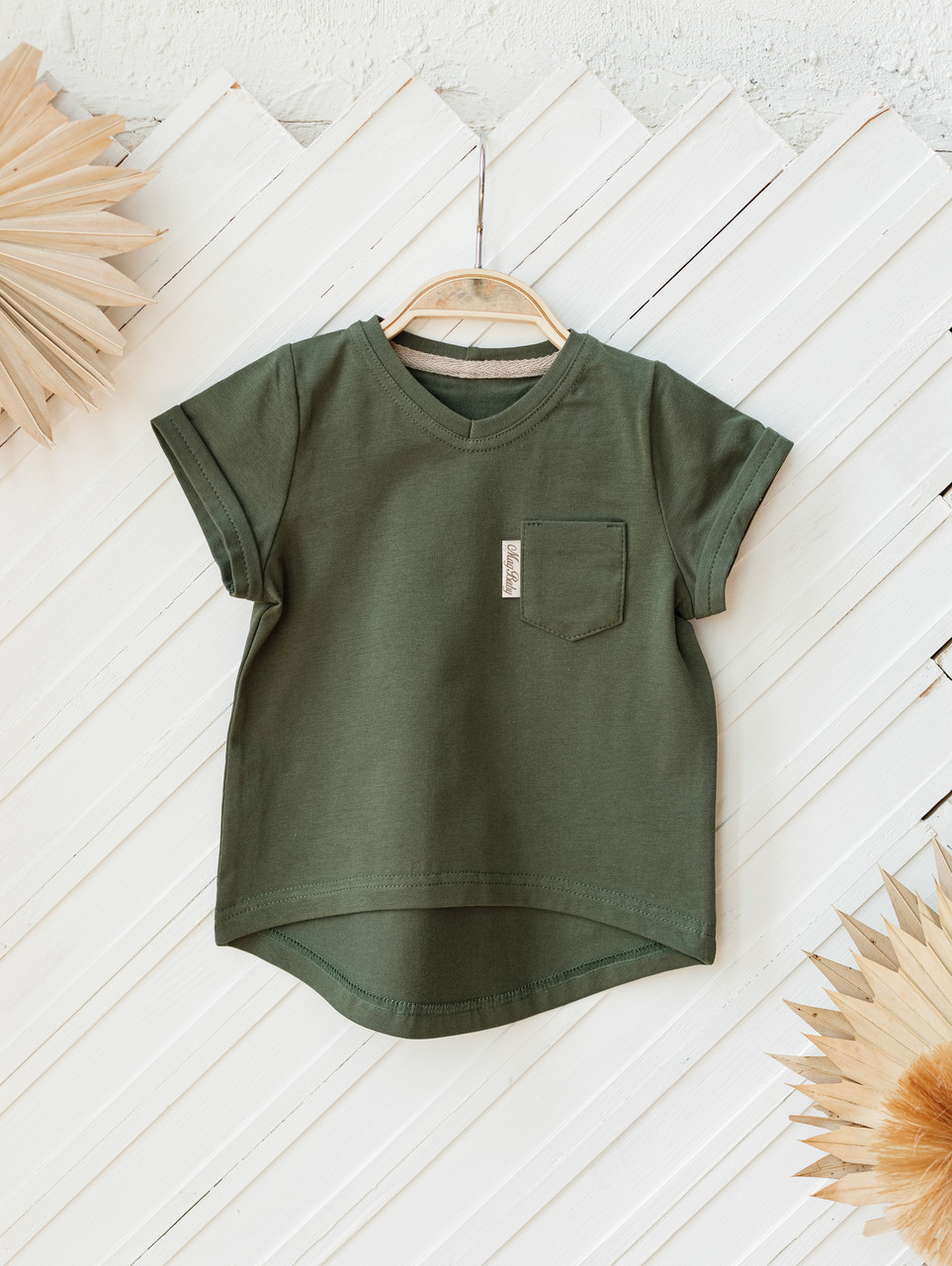 

Футболка Simply MagBaby с карманом хаки