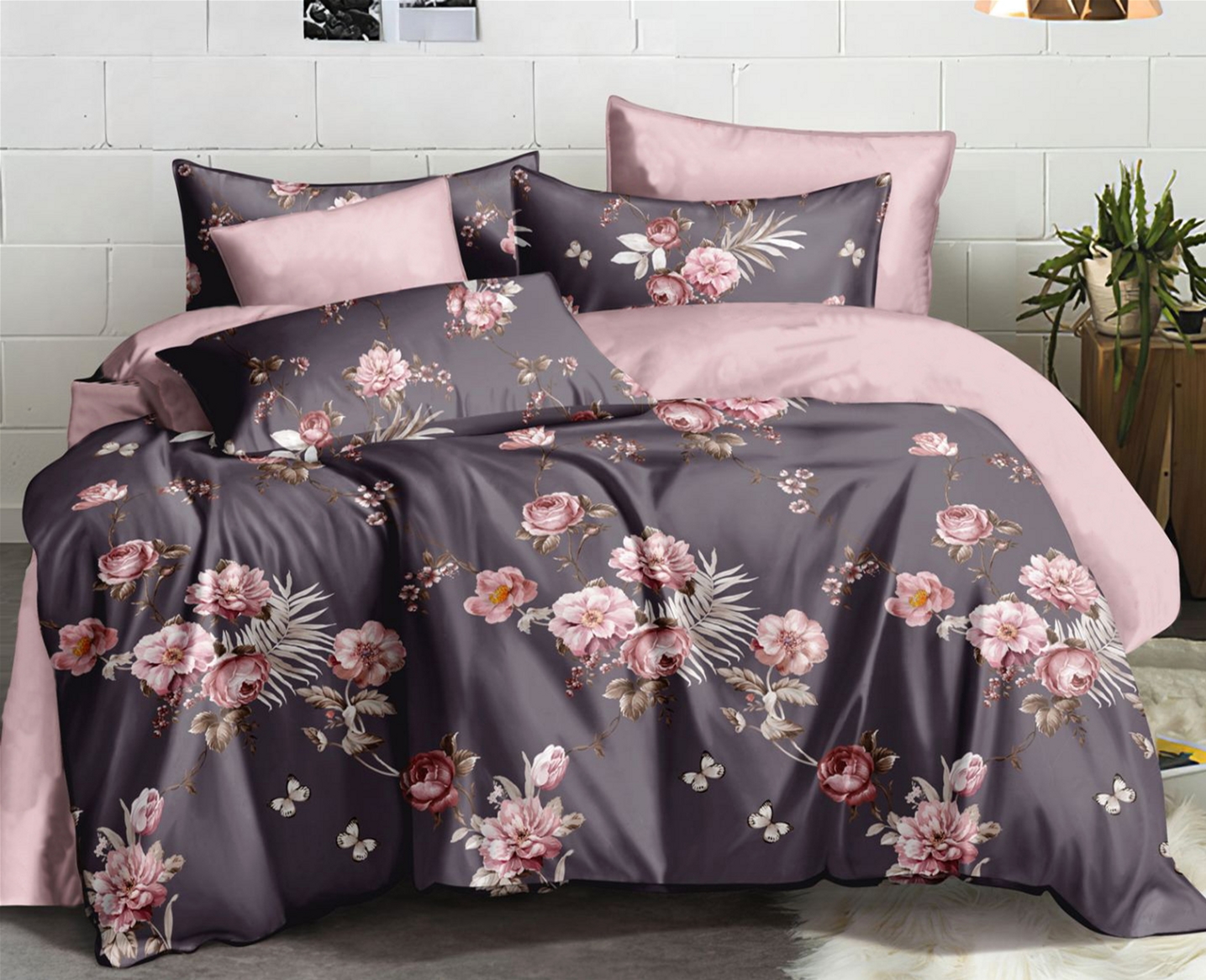 

Комплект постельного белья MirSon Сатин Premium 22-1260 Lilac-breasted Полуторный