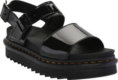 

Женские сандалии Dr. Martens Voss Platform Slingback Sandal Black Patent Lamper Leather 42