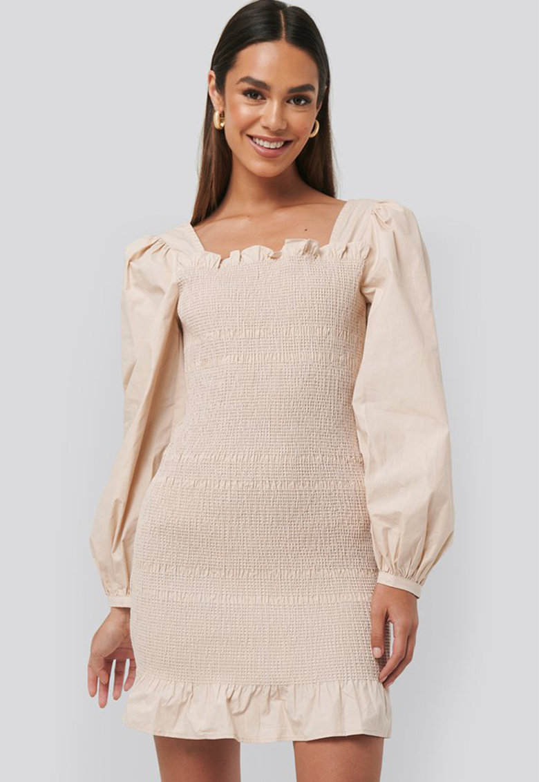 

Платье NA-KD 40 бежевый 1018-004302-0005