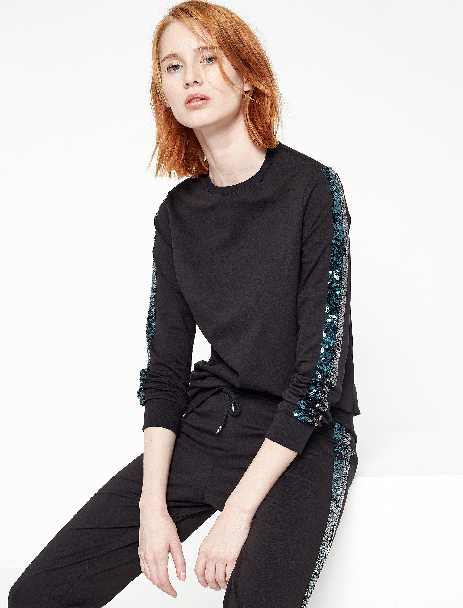 

Лонгслив Koton 7YAF10043GK XL Black