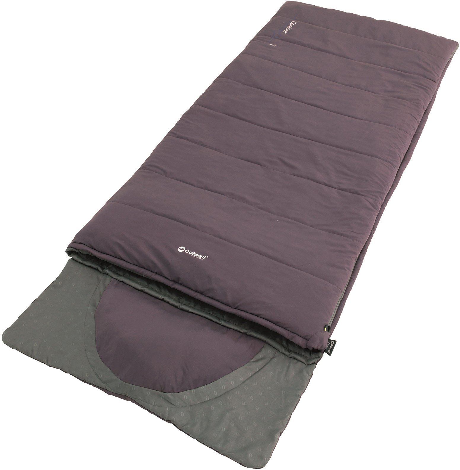 

Спальный мешок Outwell Contour Reversible/+2°C Dark Purple Right (230372)