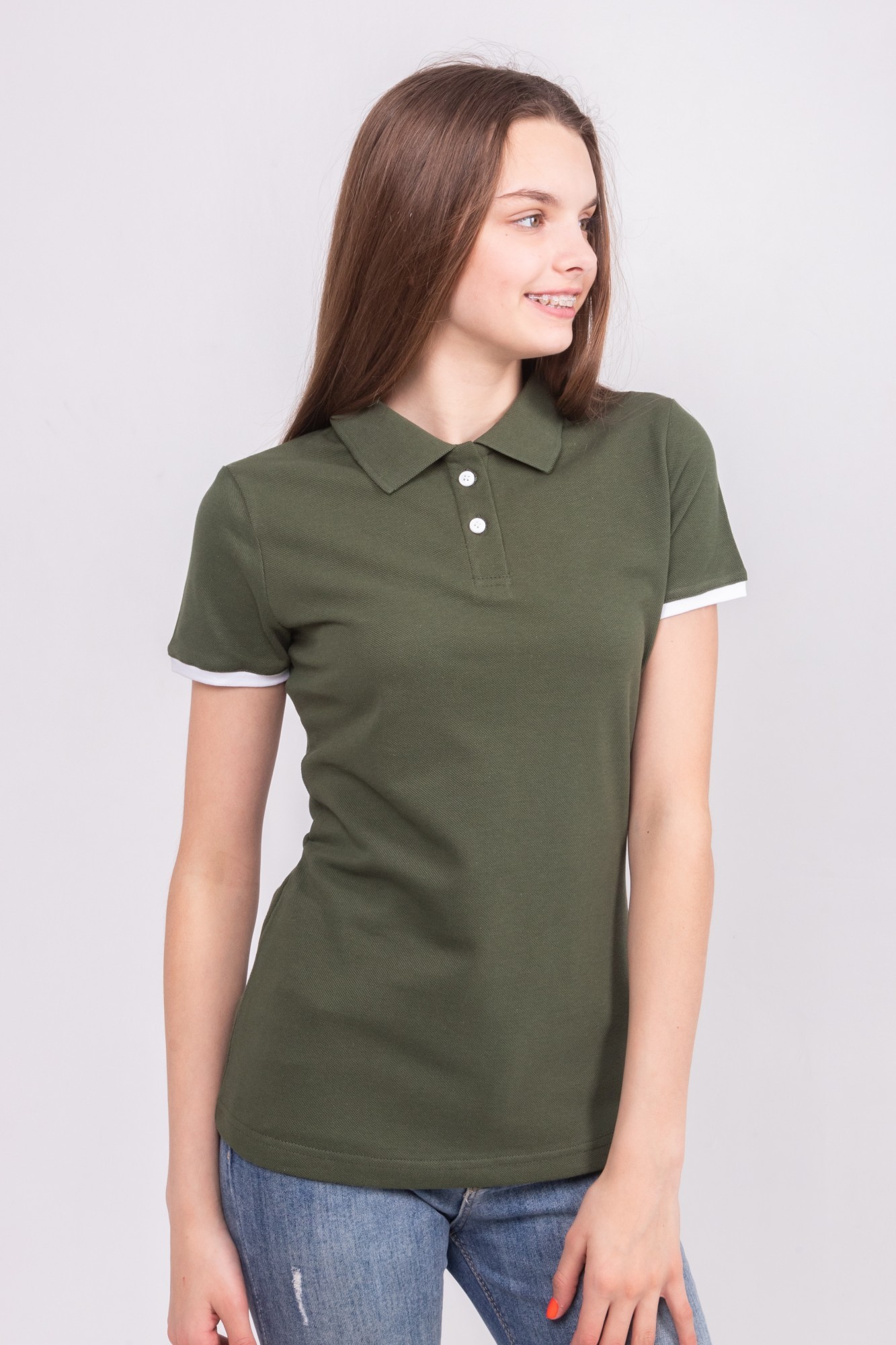 

Поло TvoePolo однотонное XL Хаки (5717-26xl)