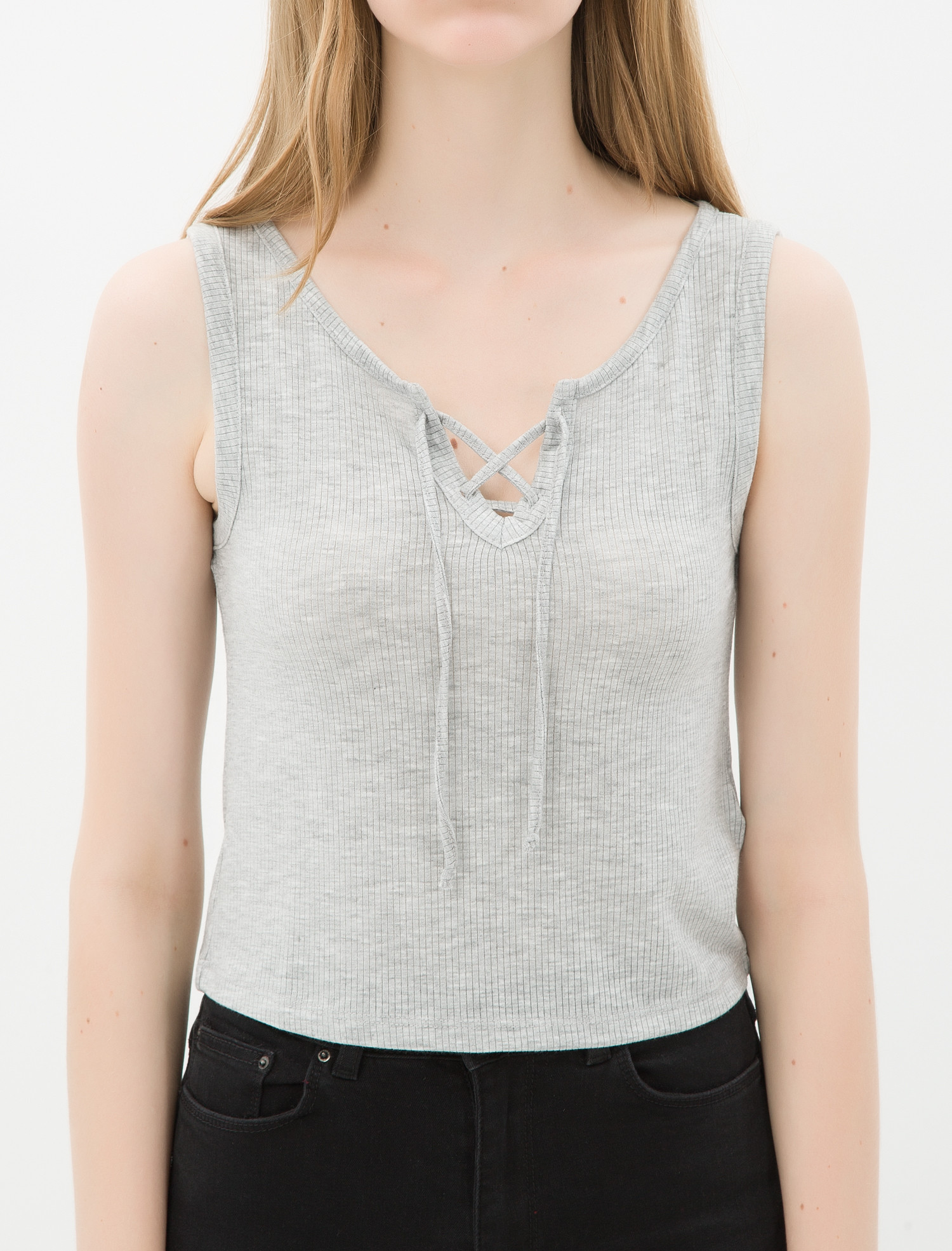 

Майка Koton 7KAL31843JK L Grey