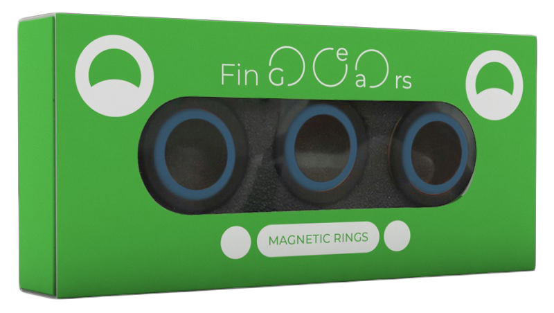 

Магнитные кольца FinGears Magnetic Rings Sets Size S Black-Blue (FG380SBLKBLU)